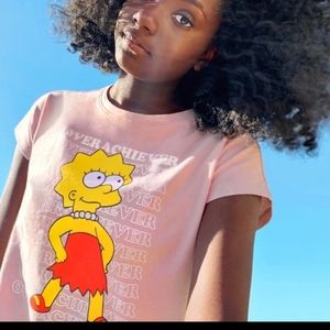 NWT SIMPSONS Popsugar PS X ON Sz. 8 Medium Cropped Girls Tshirt